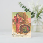 Native American en Turkije Briefkaart (Staand voorkant)