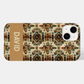 Native American Ethnic Art Tribe Pattern Custom  Case-Mate iPhone Case (Achterkant (horizontaal))