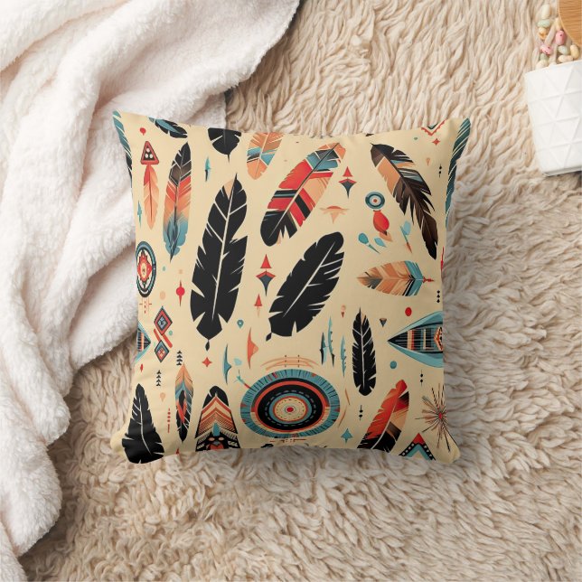 Native American Etnic Art Tribe Pattern  Kussen (Deken)