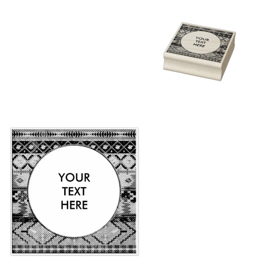 Native American Fabric lijst 1 + Uw ideeën Rubberstempel (Gestempeld)