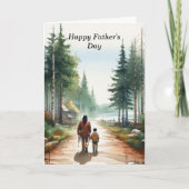 Native American Father's Day Greeting Card Kaart (Voorkant)