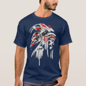 Native American Feather Headdress Design Native T-shirt (Voorkant)