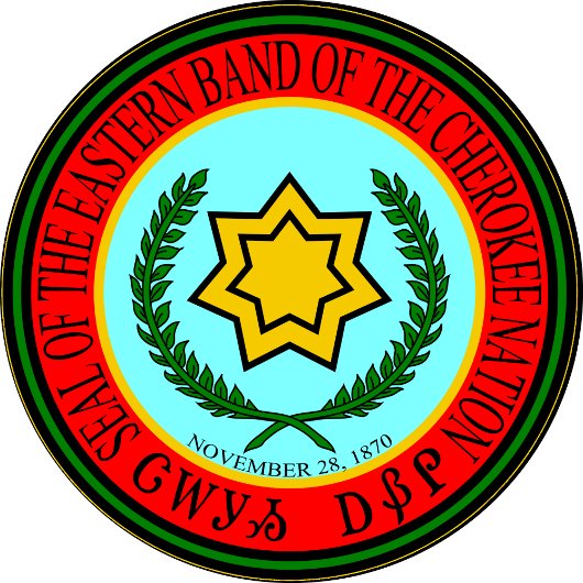 Native American Flag Eastern Band Cherokee Nation Sticker