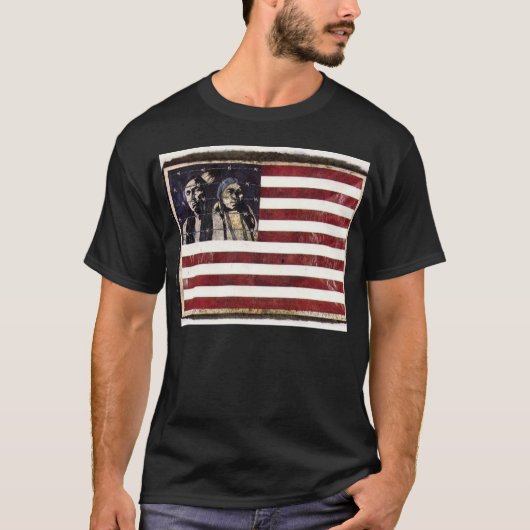 Native American Flag Tshirt (Voorkant)