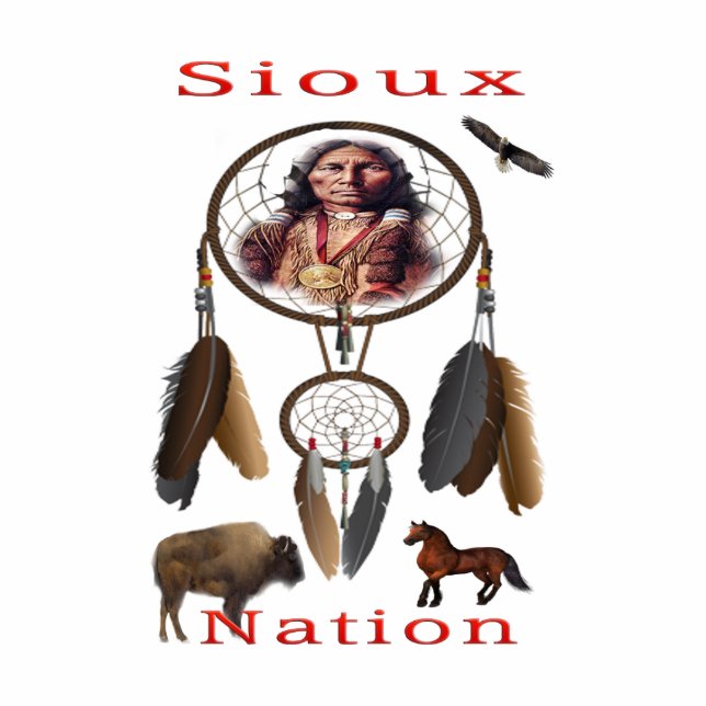 Native American Fotobeeldje Sleutelhanger (Voorkant)