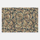 Native American Geïnspireerd Paisley Pattern Inpakpapier Vel (Voorkant 3)