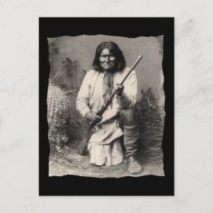 Native American Geronimo Apache Briefkaart