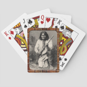 Native American Geronimo Apache spelen ca Speelkaarten