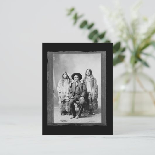  Native American Geronimo Briefkaart (Staand voorkant)