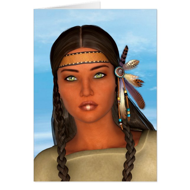 Native American Girl (Voorkant)