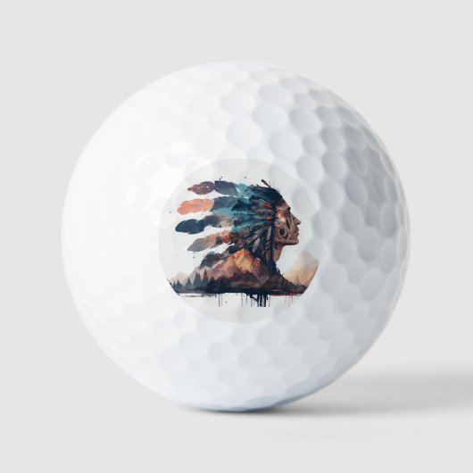 Native American Golfballen (Voorkant)