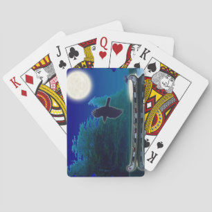 Native American Haida Canoe & Crow Card Deck Speelkaarten