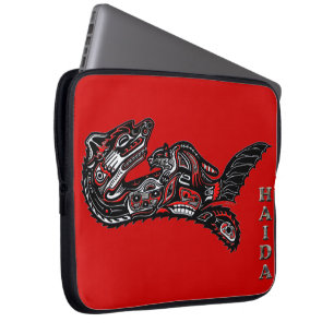 Native American Haida Otter Art-laptophoes Laptop Sleeve