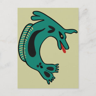 Native American Haida Zee Lion Briefkaart