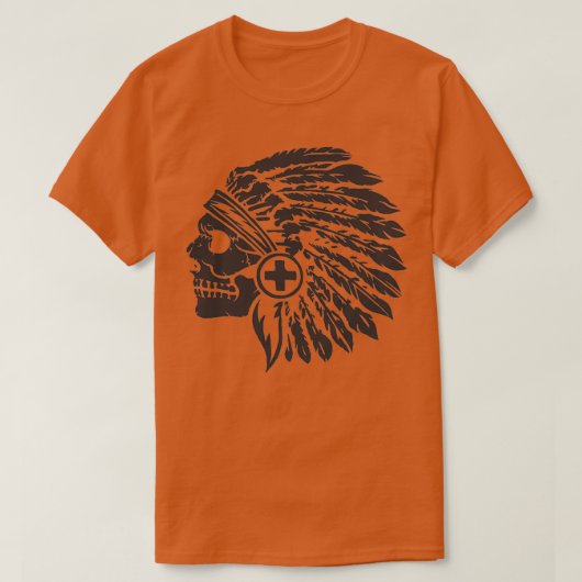 Native American Headdress 3 T-shirt (Design voorkant)