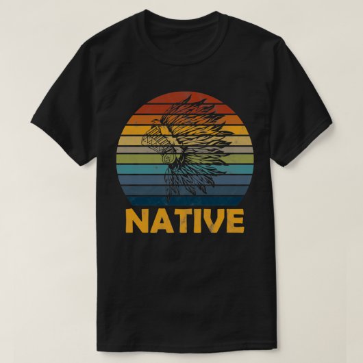  Native American Headdress Pullover (Design voorkant)