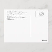 Native American Henry Wilson en Wife Moja Briefkaart (Achterkant)