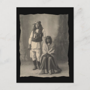  Native American Henry Wilson en Wife Moja Briefkaart