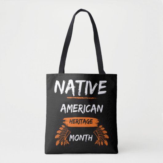 Native American Heritage maand canvas tas (Voorkant)