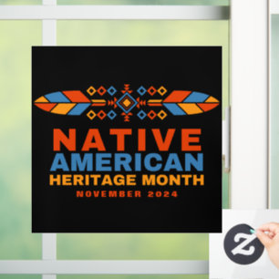 Native American Heritage Month 2025 Raamsticker