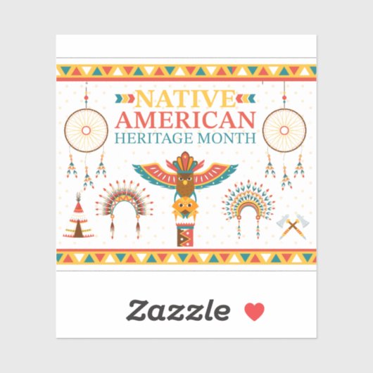 Native American Heritage Month 2025 Sticker (Vel)