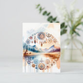 Native American Heritage Month Briefkaart (Staand voorkant)