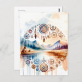 Native American Heritage Month Briefkaart (Voorkant / Achterkant)