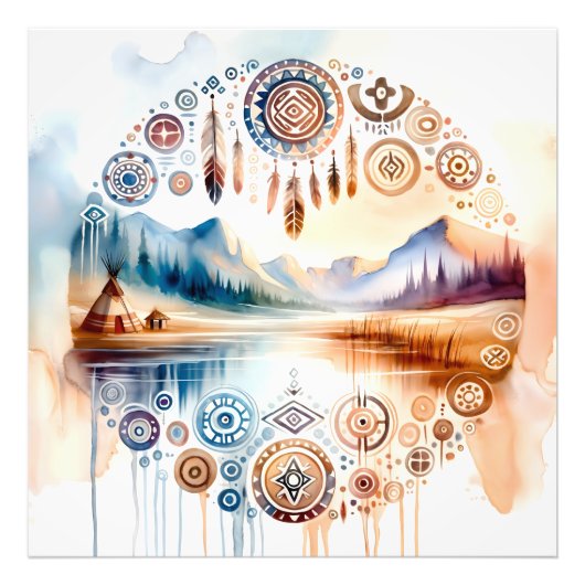 Native American Heritage Month Foto Afdruk (Voorkant)