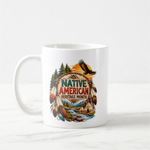 Native American Heritage Month Natuurontwerp Koffiemok