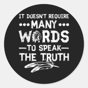 Native American Heritage Month Ronde Sticker