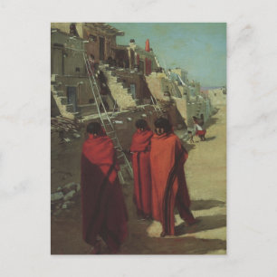  Native American, Hopi Pueblo door Louis Akin Briefkaart