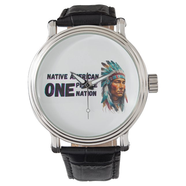 Native American Horloge (Voorkant)