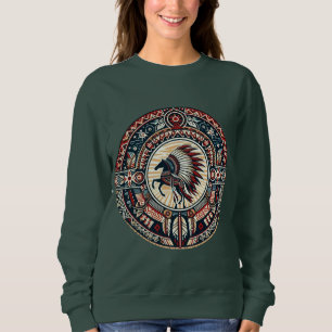 Native American Horse Trui