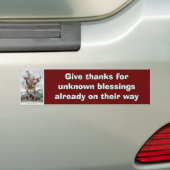 Native American Hunter bumper sticker (Op auto)