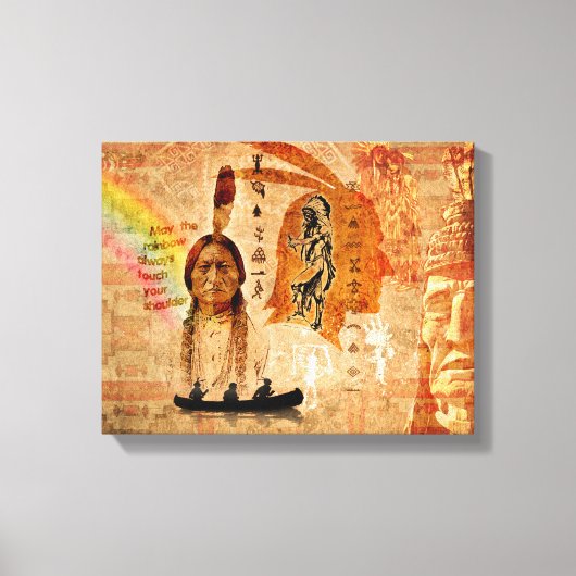 Native American Impressions Canvas Afdruk (Voorkant)