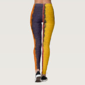 Native American Indiaanse regenboogkleur Leggings (Achterkant)
