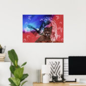 Native American Indian Chief Poster (Thuiskantoor)