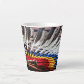 Native American Indian decorated Latte Mug (Devant)