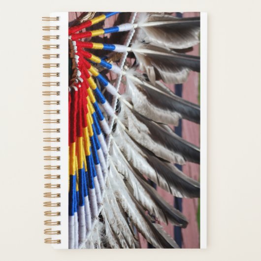 Native American Indian decorated Planner (Devant)