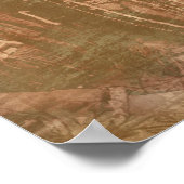 Native American Indian koppel Cree Prophecy Poster (Hoek)