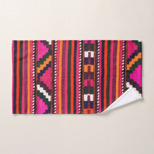 Native American Indian roze texture design Bad Handdoek (Handdoek)