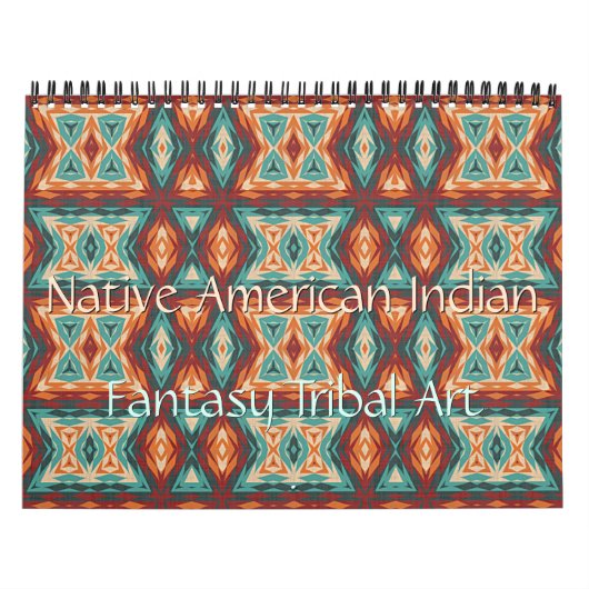 Native American Indian Tribal Pattern Art Kalender (Hoes)