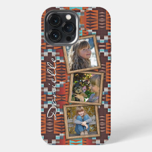 Native American Indian Tribal Pattern Custom iPhone 13 Pro Max Hoesje