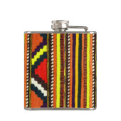 Native American Indian yellow design Heupfles (Achterkant)