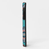 Native American Indians Navajo Mosaic Pattern Case-Mate iPhone Case (Achterkant/links)