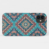 Native American Indians Navajo Mosaic Pattern Case-Mate iPhone Case (Achterkant (horizontaal))