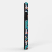 Native American Indians Navajo Mosaic Pattern Case-Mate iPhone Case (Achterkant/rechts)