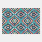 Native American Indians Navajo Mosaic Pattern Inpakpapier Vel (Voorkant 2)