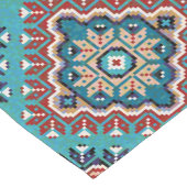 Native American Indians Navajo Mosaic Pattern Korte Tafelloper (Hoek)