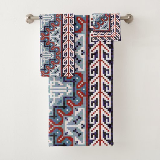 Native American Indians Navajo Pattern Bad Handdoek (Insitu)